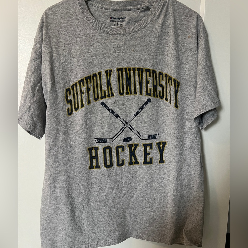 Champion Gray Short Sleeve Suffolk University Tee